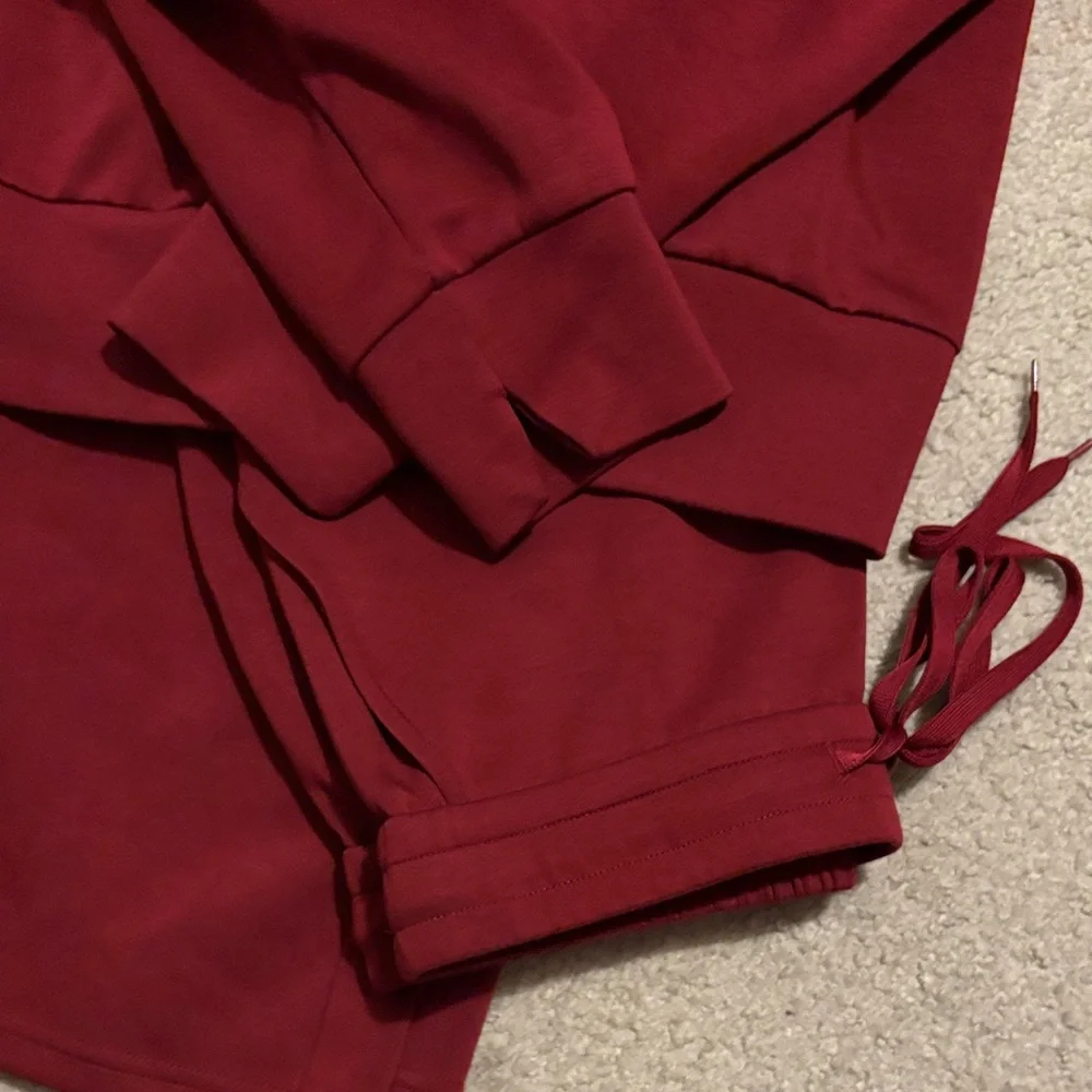 Women's Lounge Set Wine Red - Picture 3 of 5